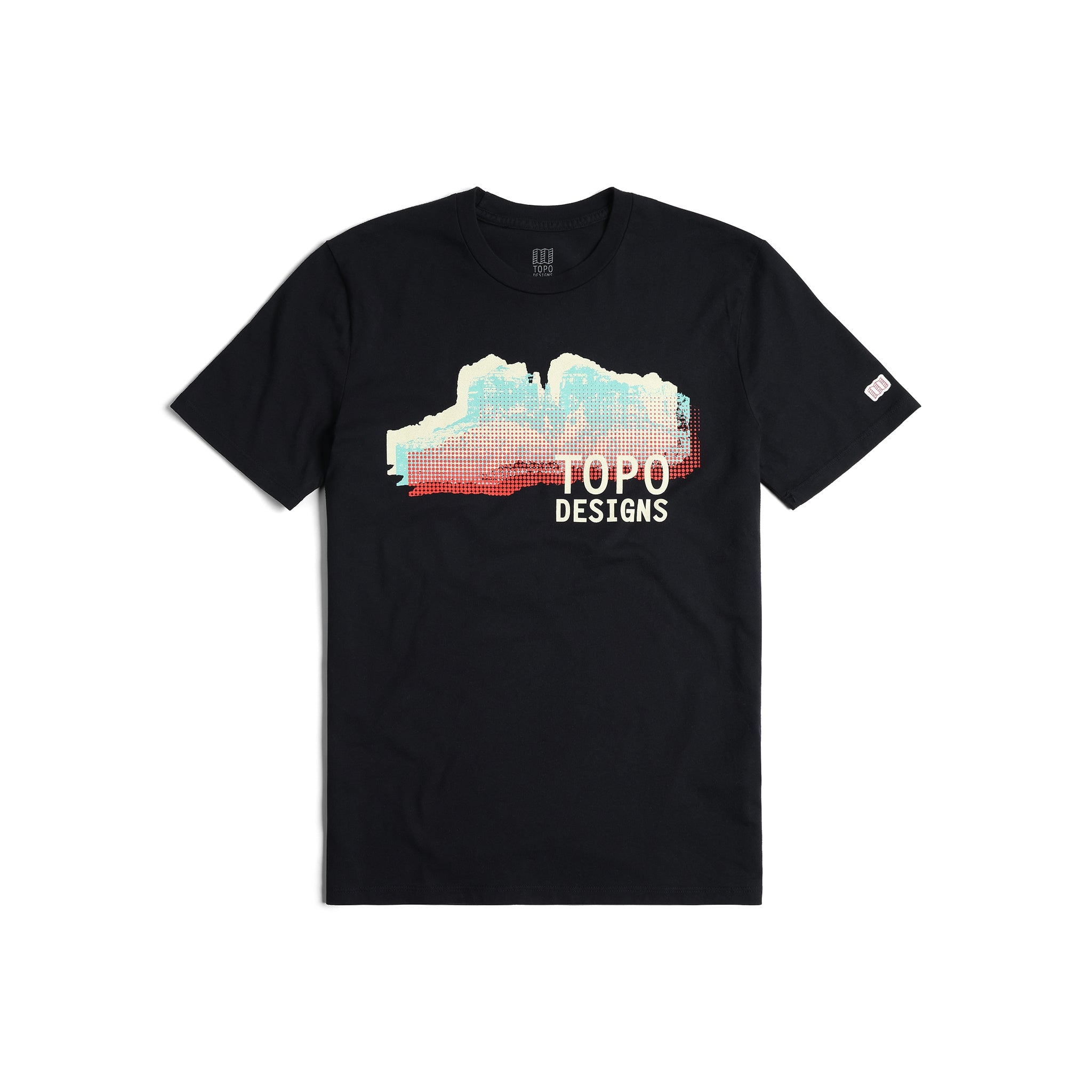 Topo Designs Semi-Desert Tee in "Black"