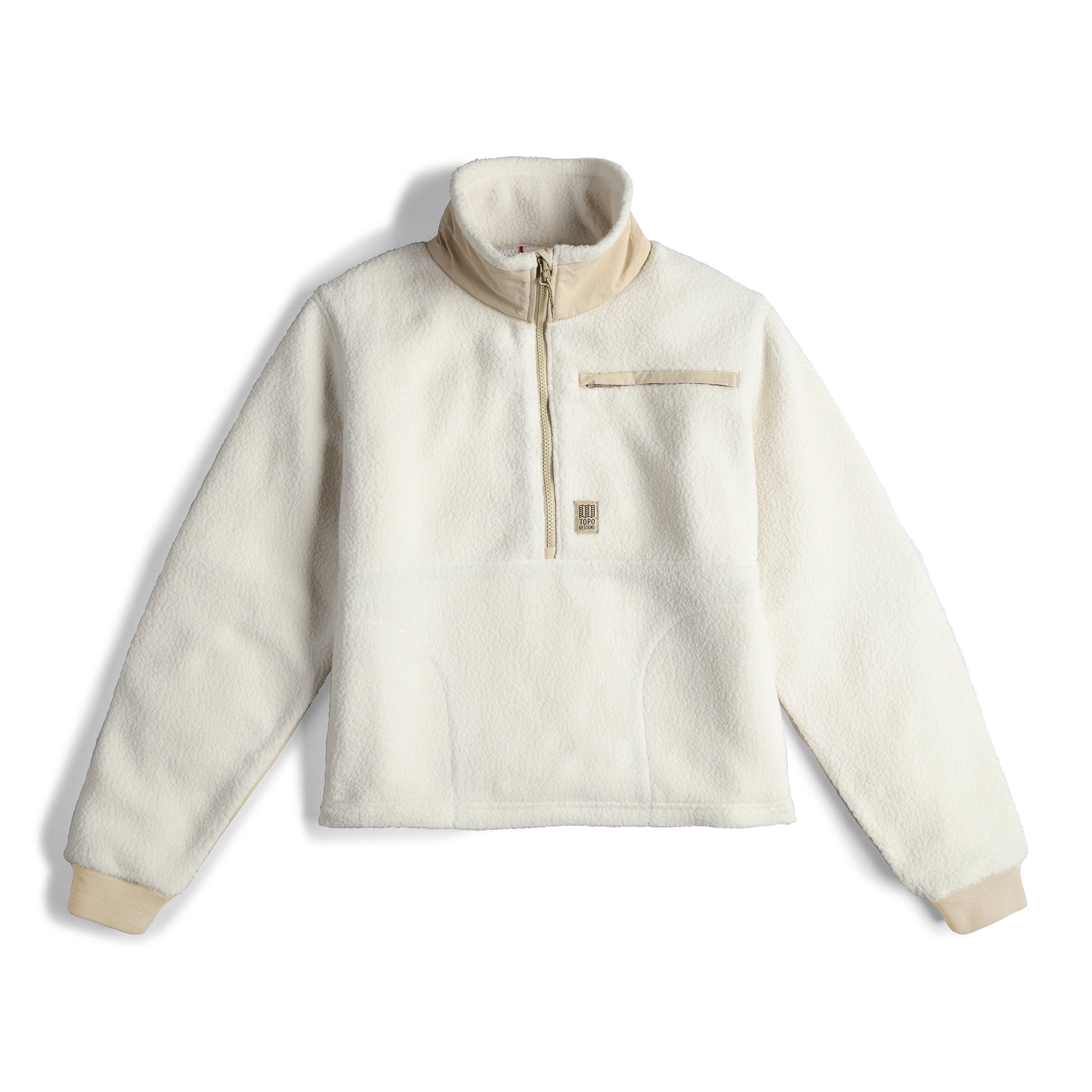 W Mountain Fleece Pullover in "Natural / Sand"