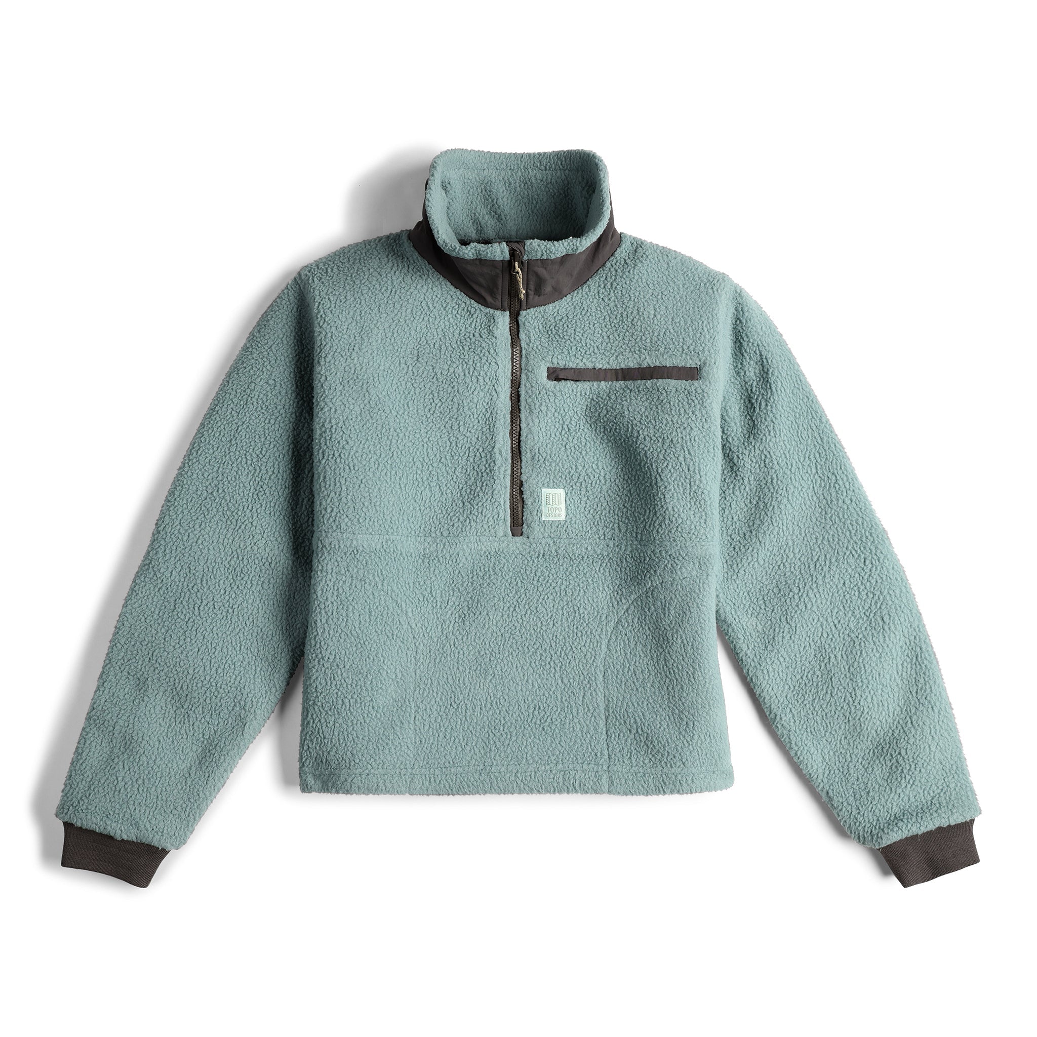 W Mountain Fleece Pullover in "Slate Blue / Charcoal"