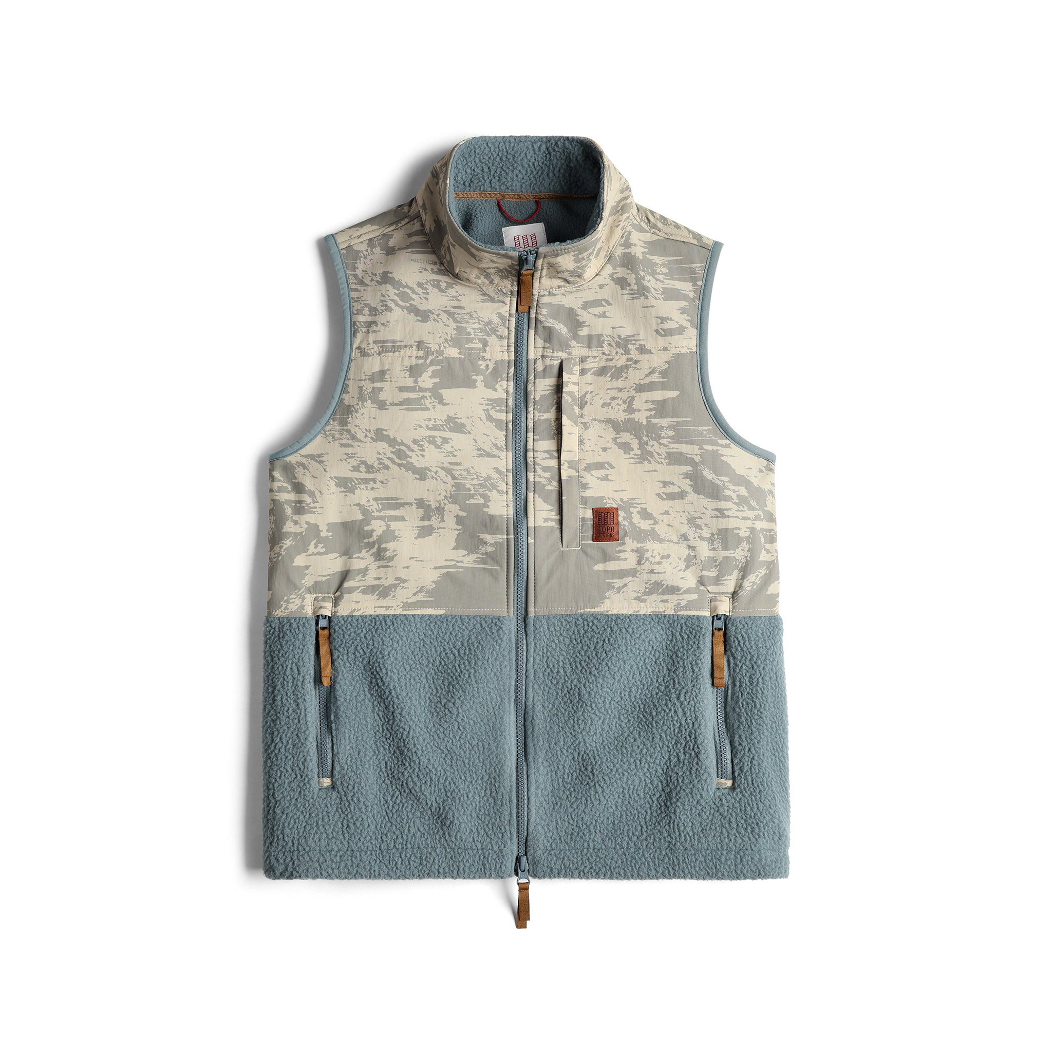 Women's Subalpine Fleece Vest in "Goblin blue / Sand Multi"