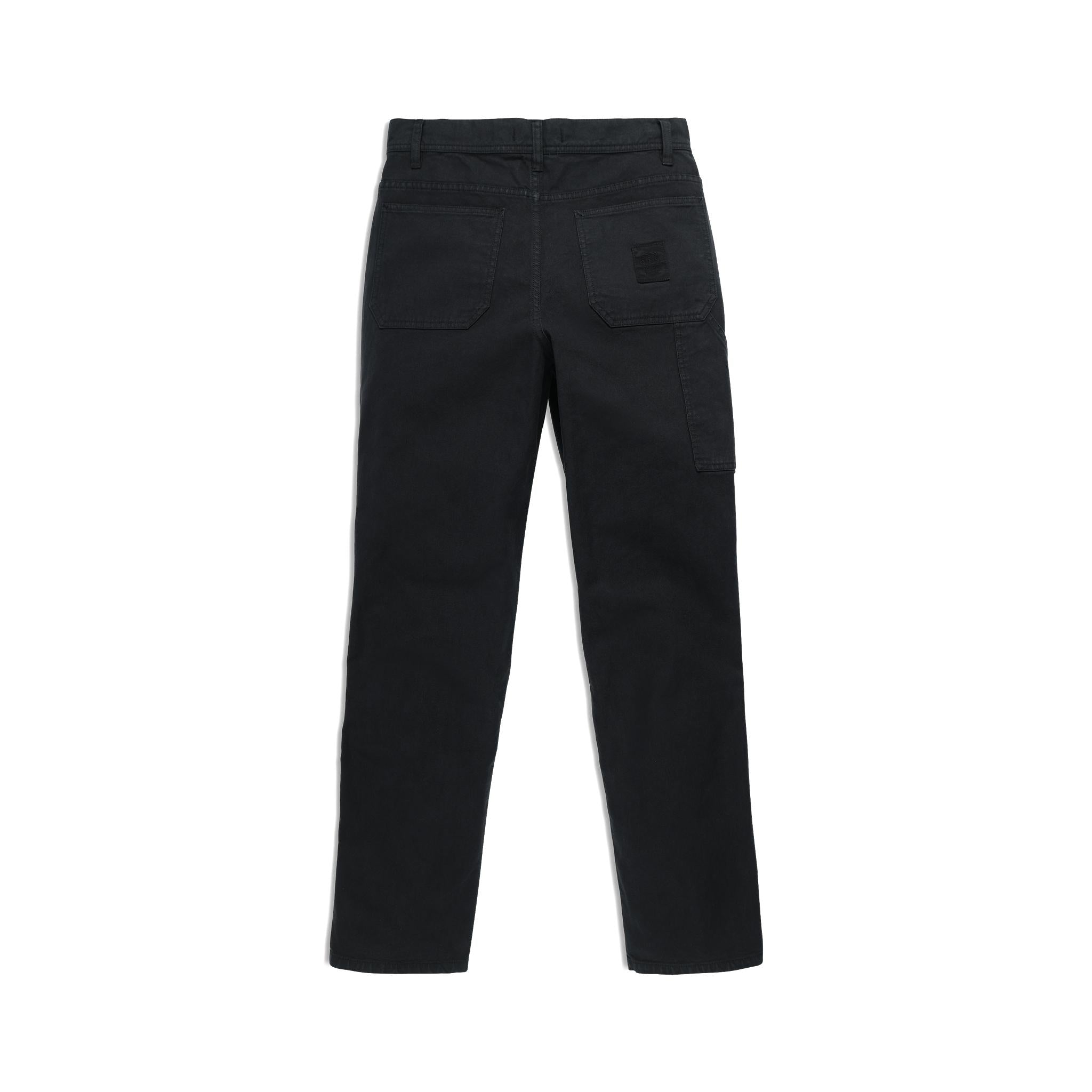 Back View of Topo Designs Dirt Utility Pants - Men's  in "Black"