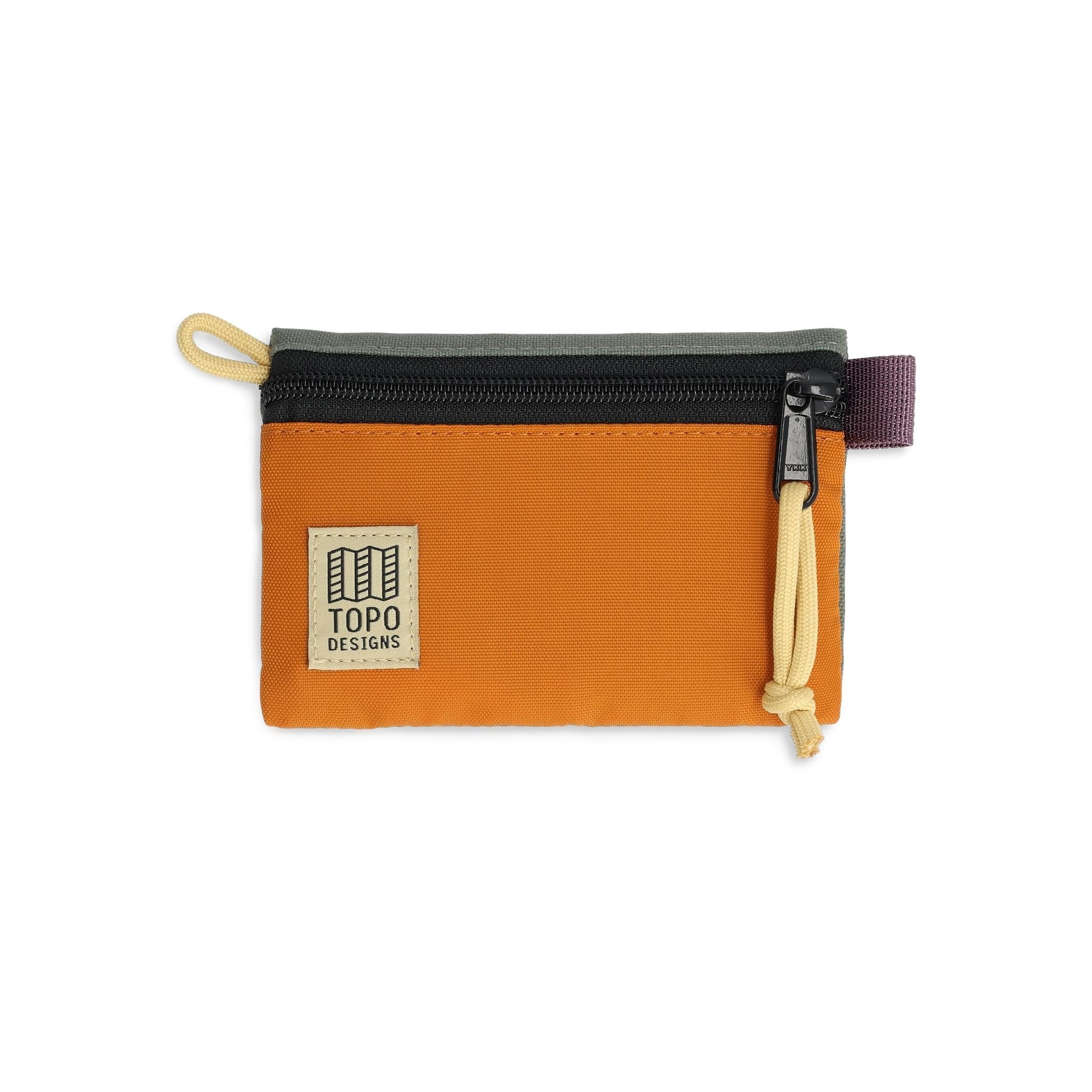 Topo Designs Accessory Bag "Micro" in "Beetle / Spice""