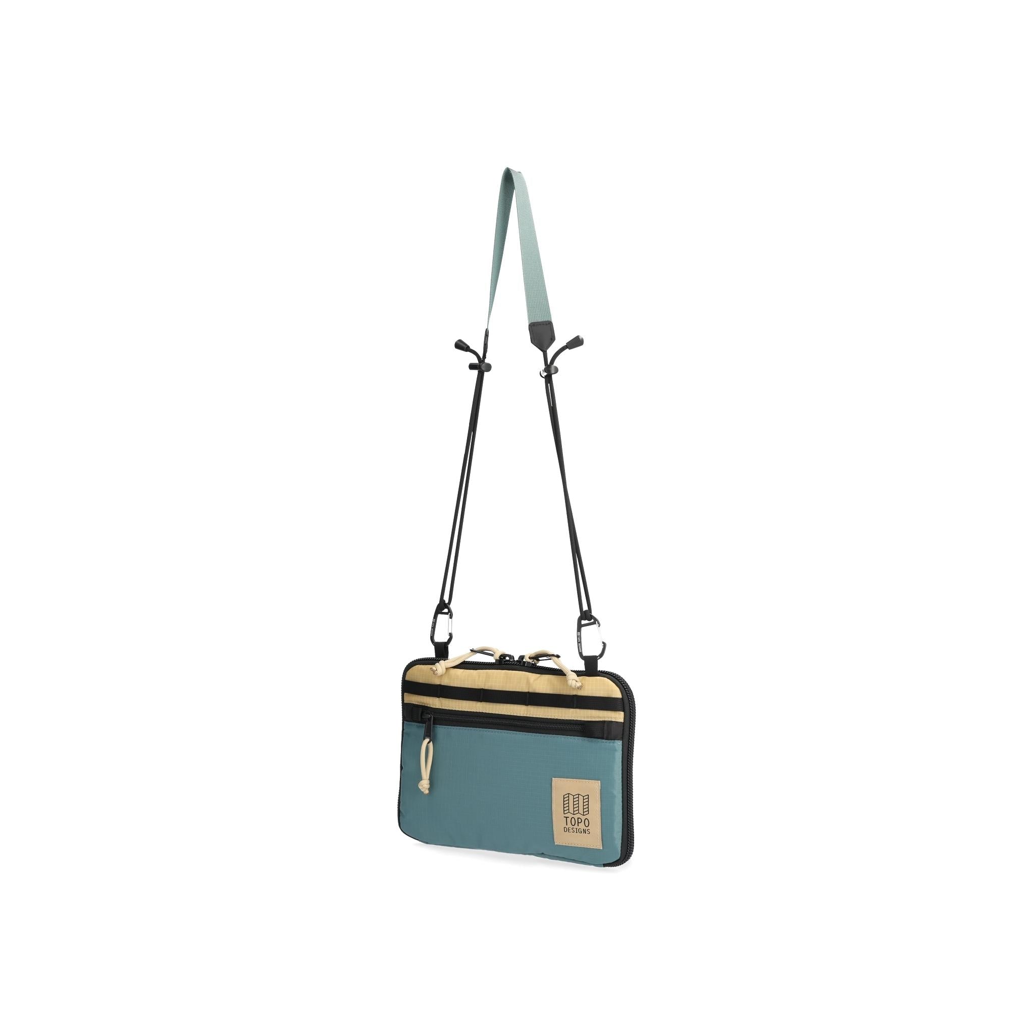 Front View of Topo Designs All Adventure Accessory Bag in "Sea Pine"