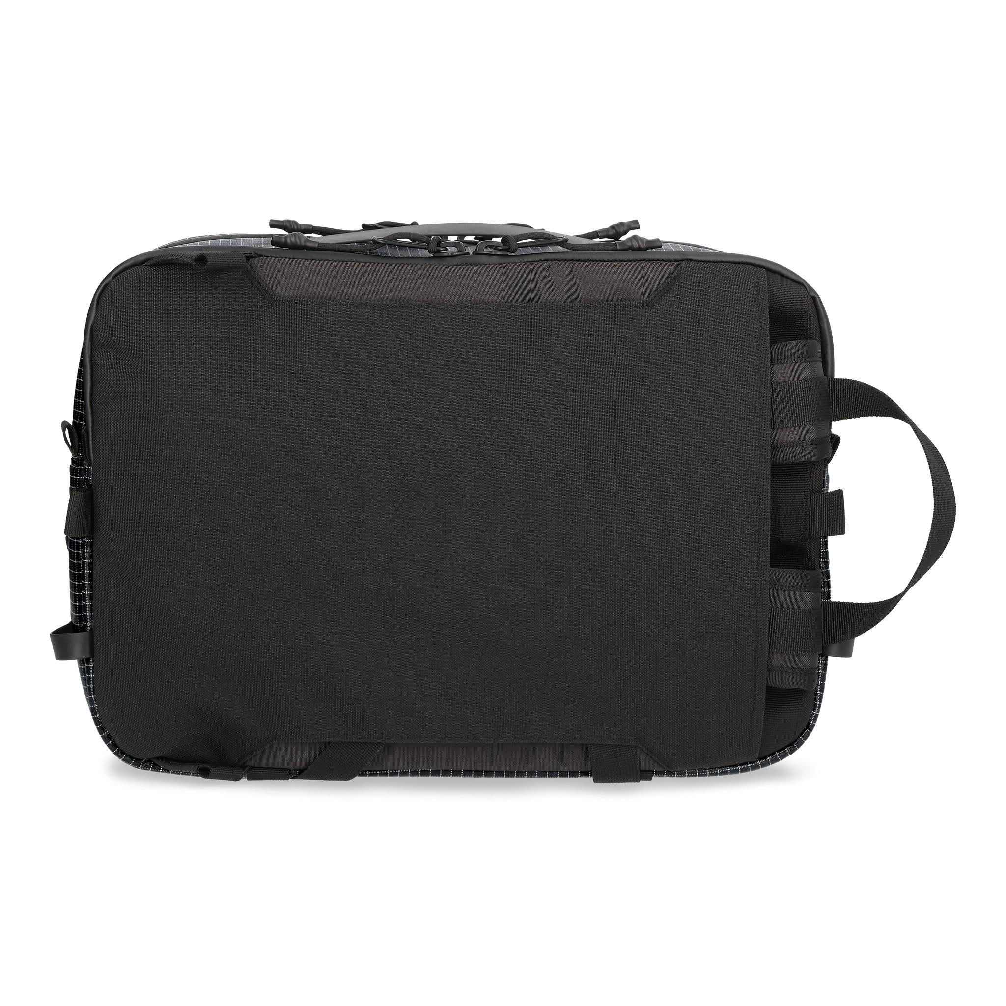 Back View of Topo Designs Apex Briefcase in "Black"