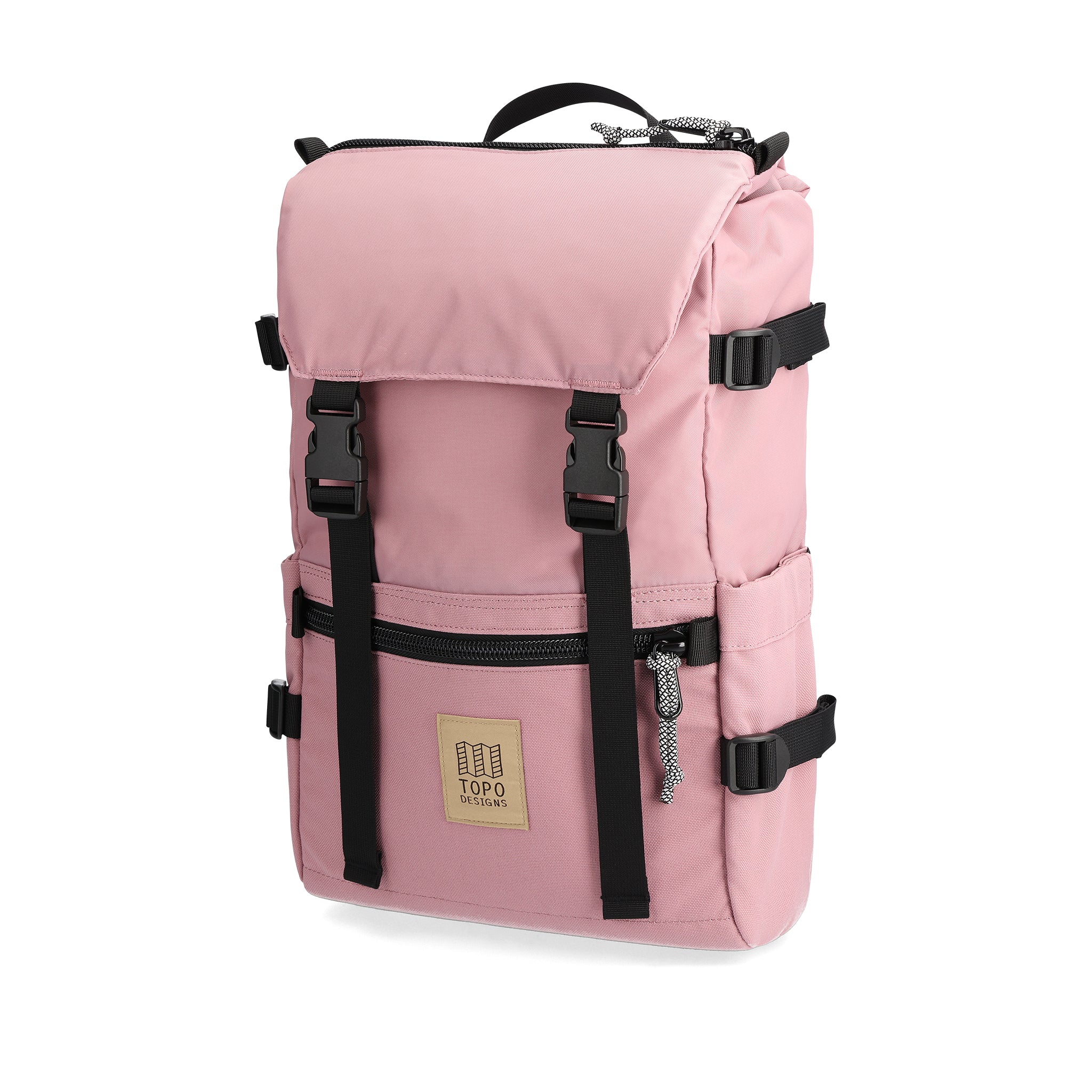 Front View of Topo Designs Rover Pack Classic in "Rose"