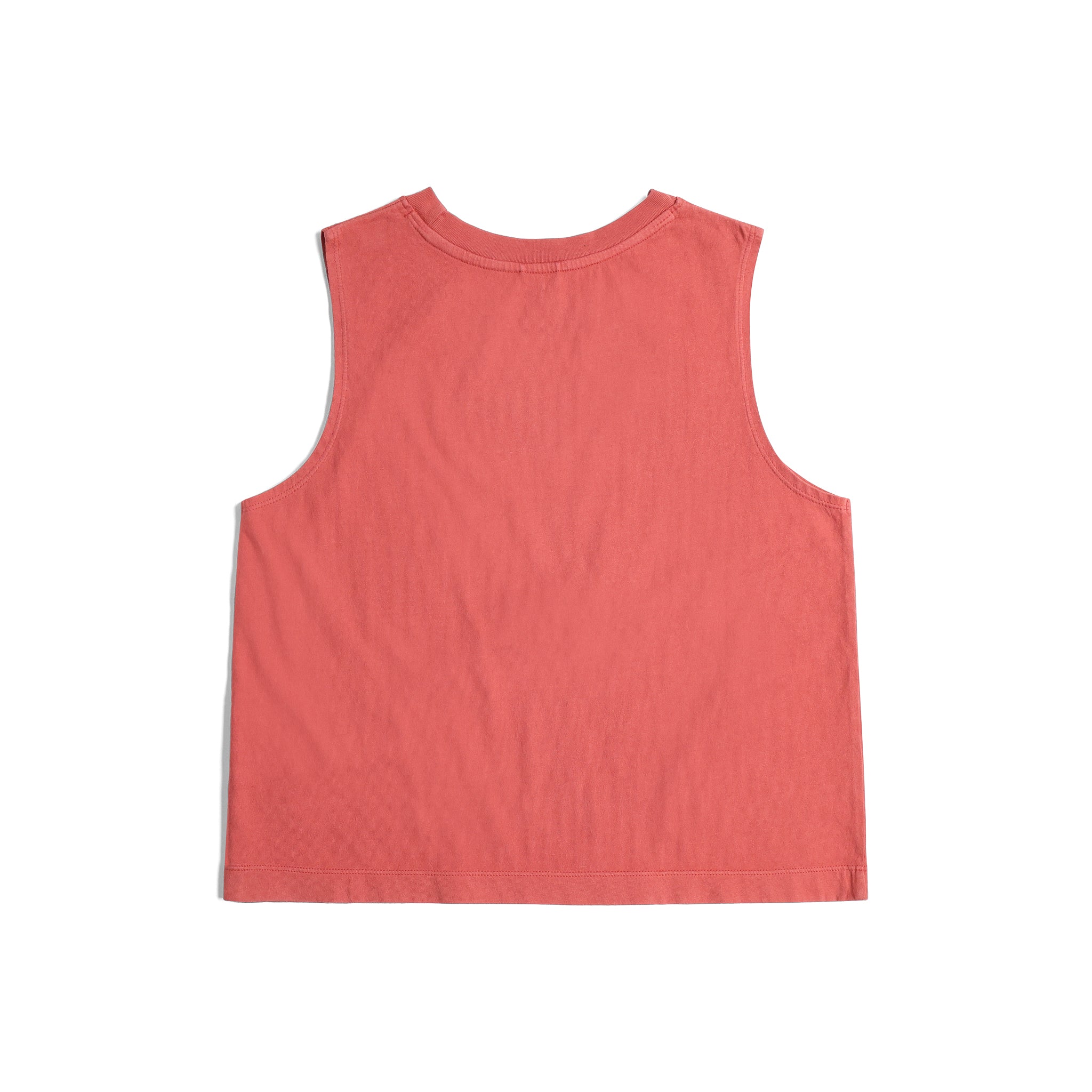 Back View of Topo Designs Dirt Tank - Women's in "Marsala"