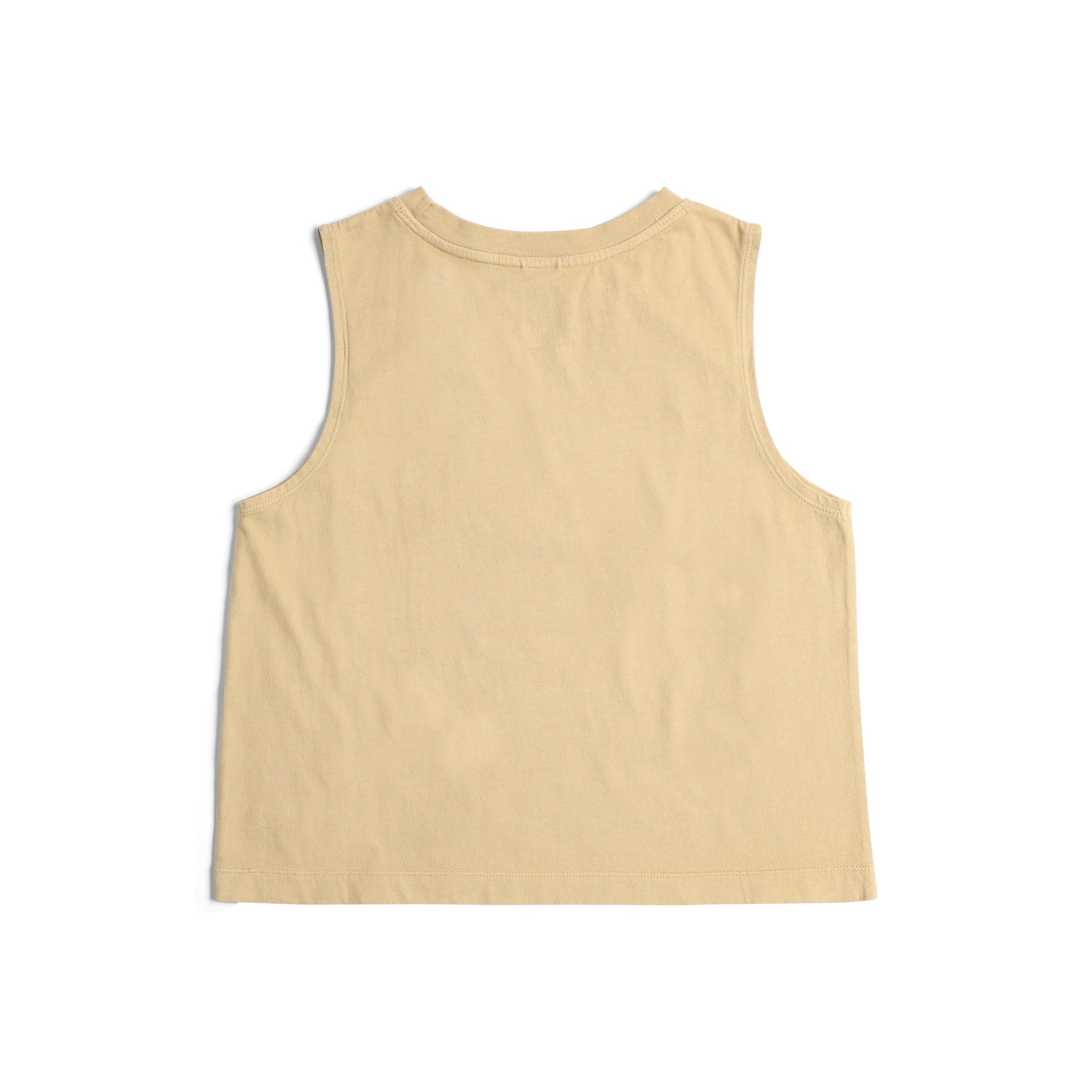 Back View of Topo Designs Dirt Tank - Women's in "Sahara"