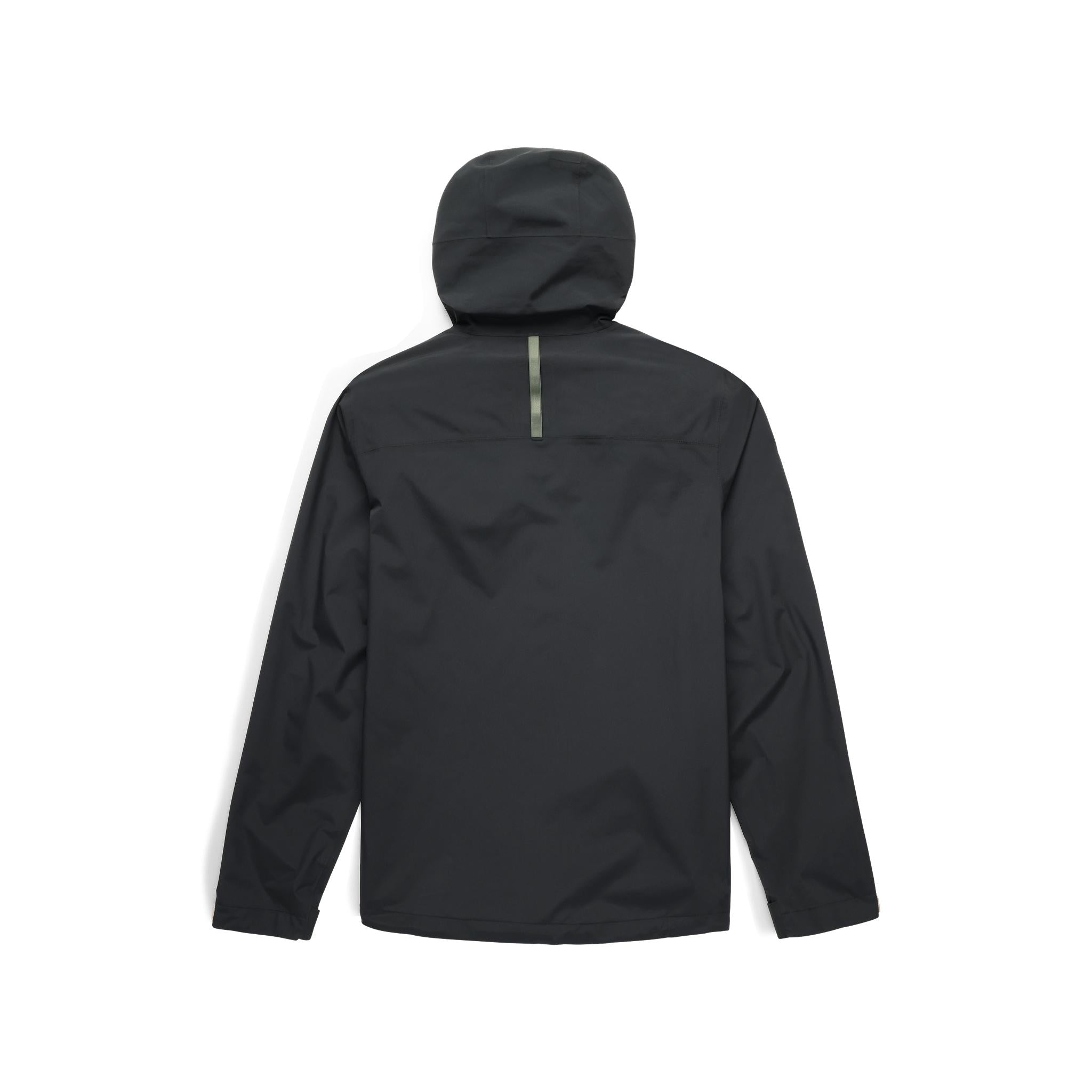 Back View of Topo Designs Global Jacket - Men's in "Black / Neutral"