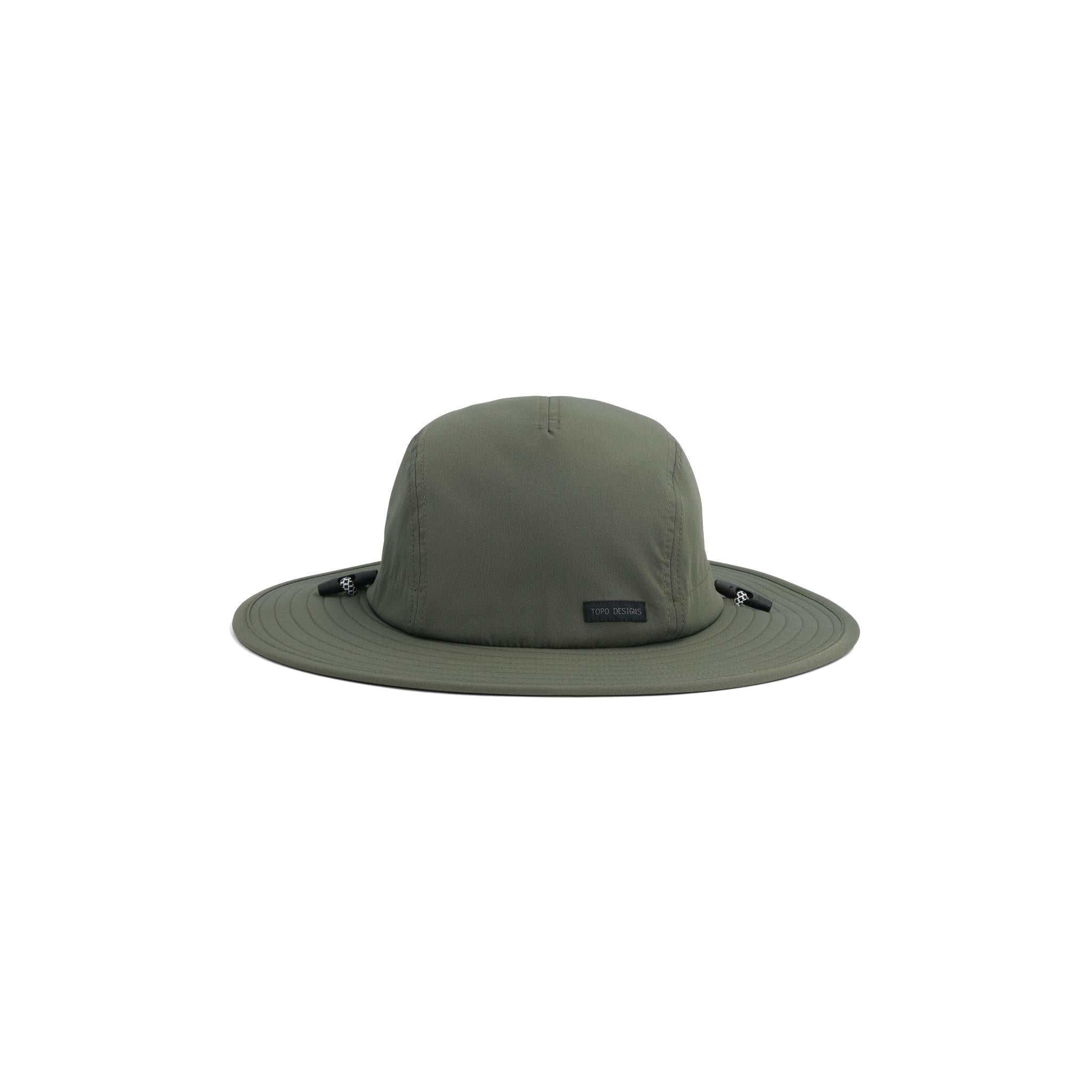 Front View of Topo Designs Sun Hat in "Beetle"