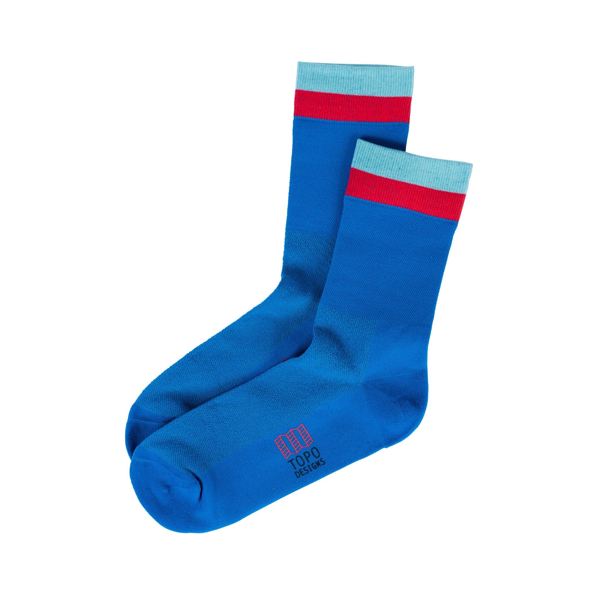 Topo Designs Sport Socks in "Blue"