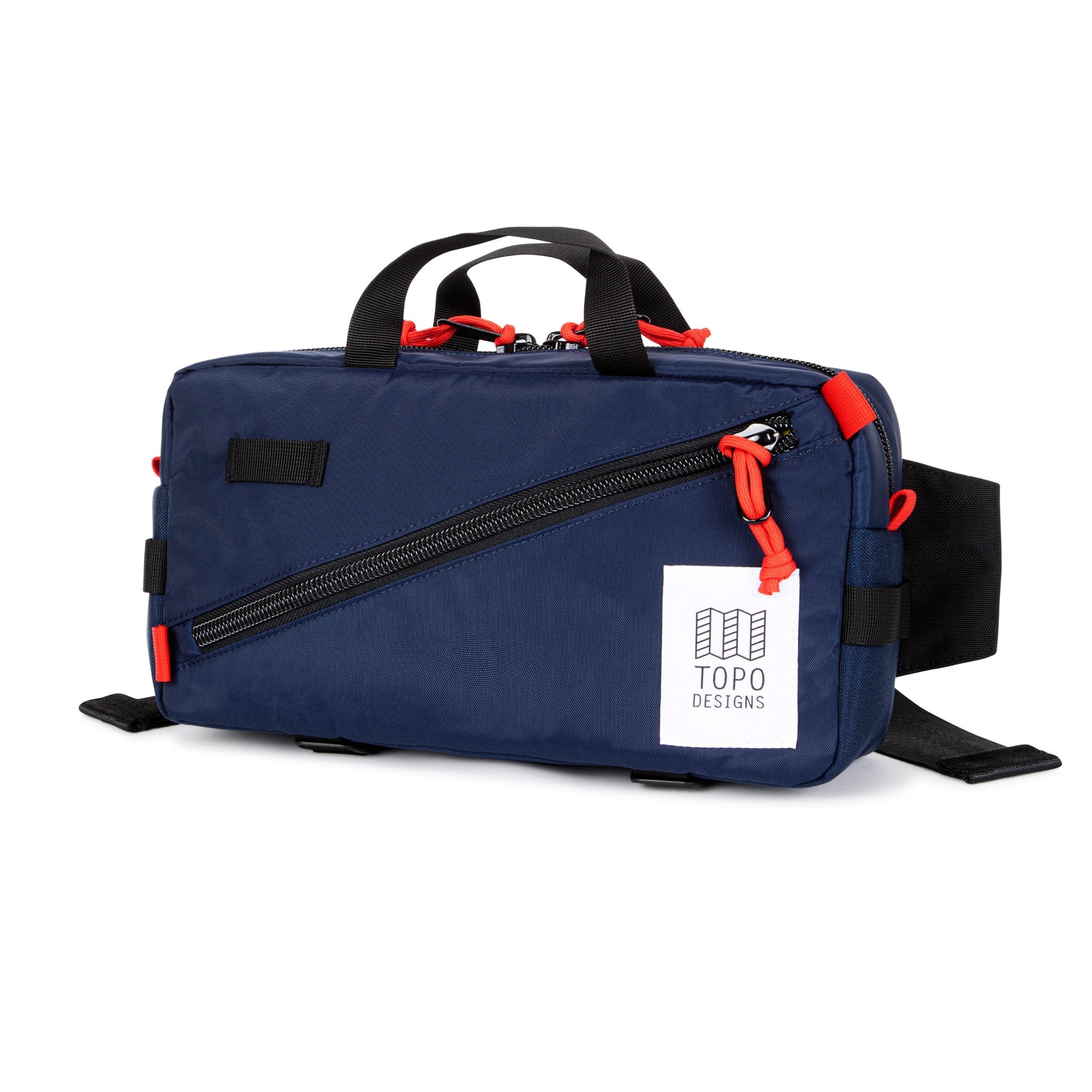 Topo Designs Quick Pack hip fanny pack in Navy blue.