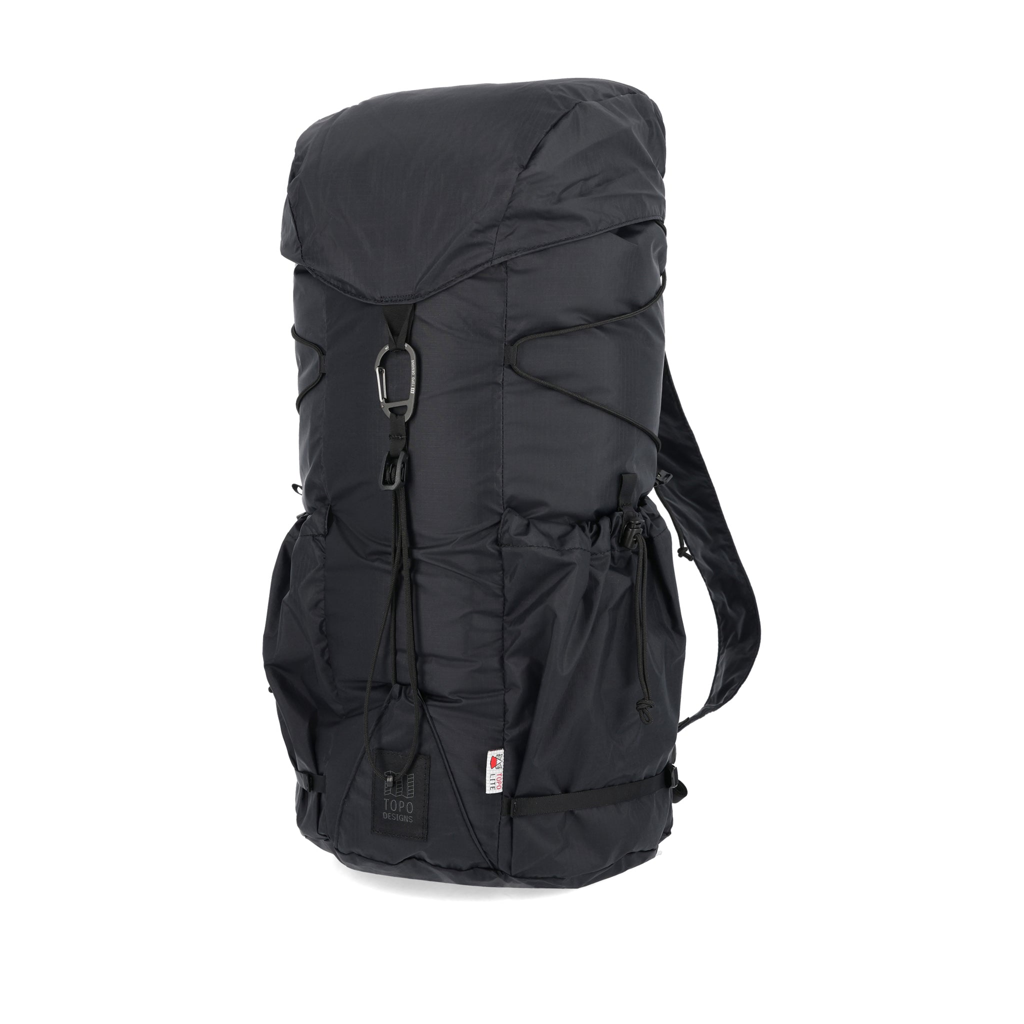 Topo Designs TopoLite Cinch Pack 16L packable daypack backpack for travel in "black"