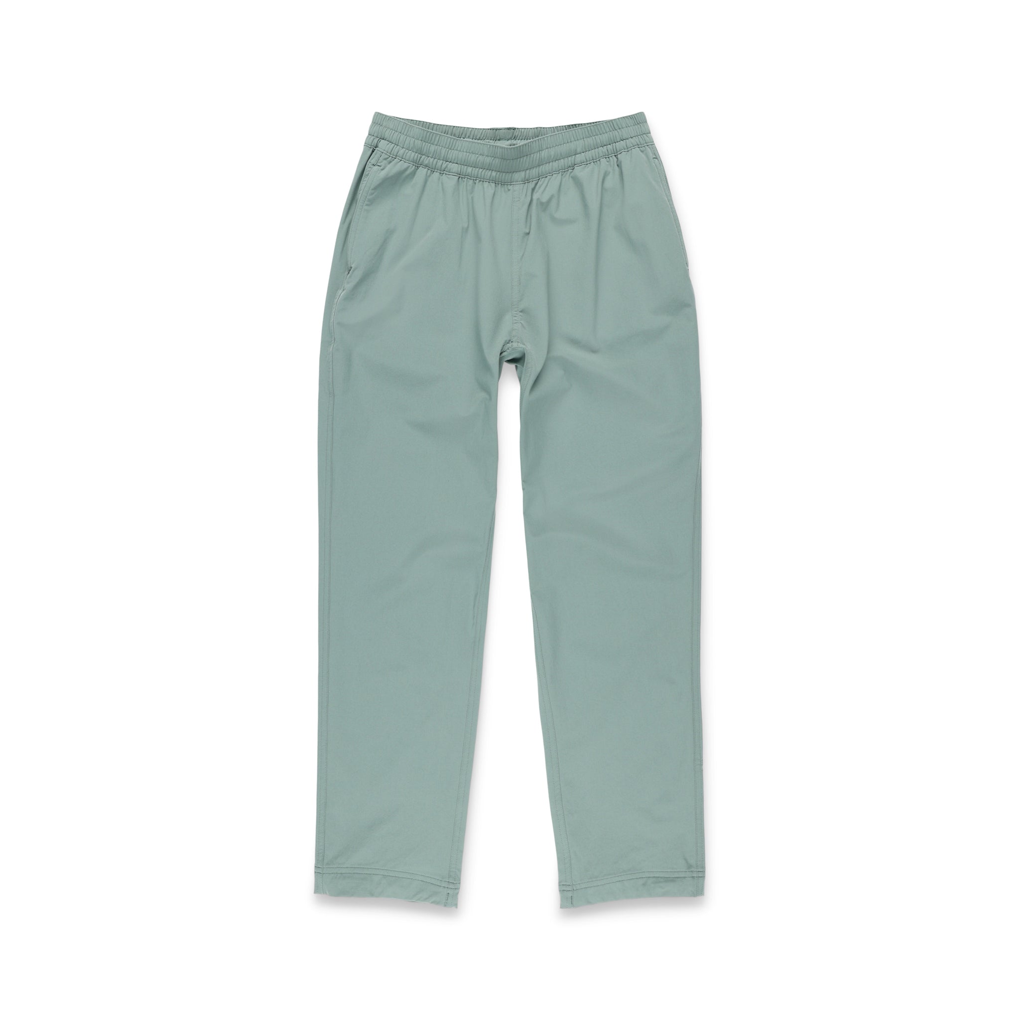 Topo Designs women's boulder pants in "Slate" blue.